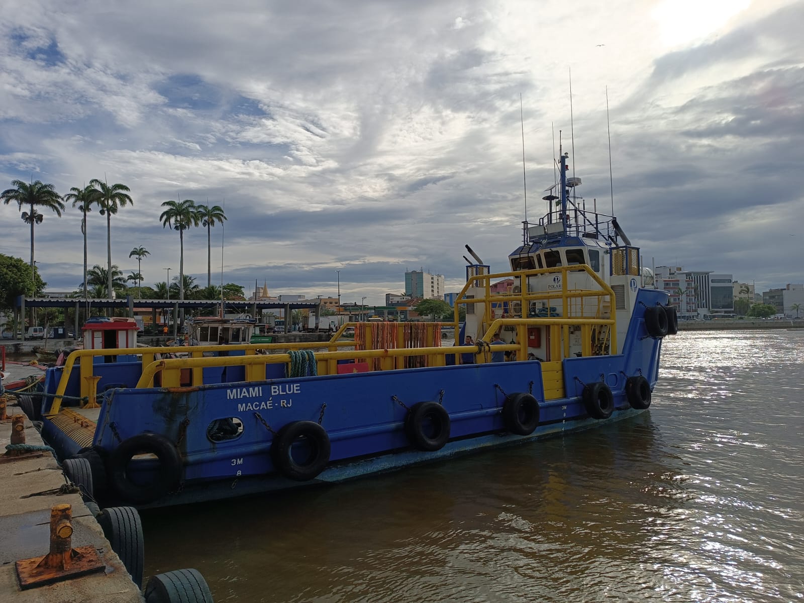 Serviço feito no Barco Polares